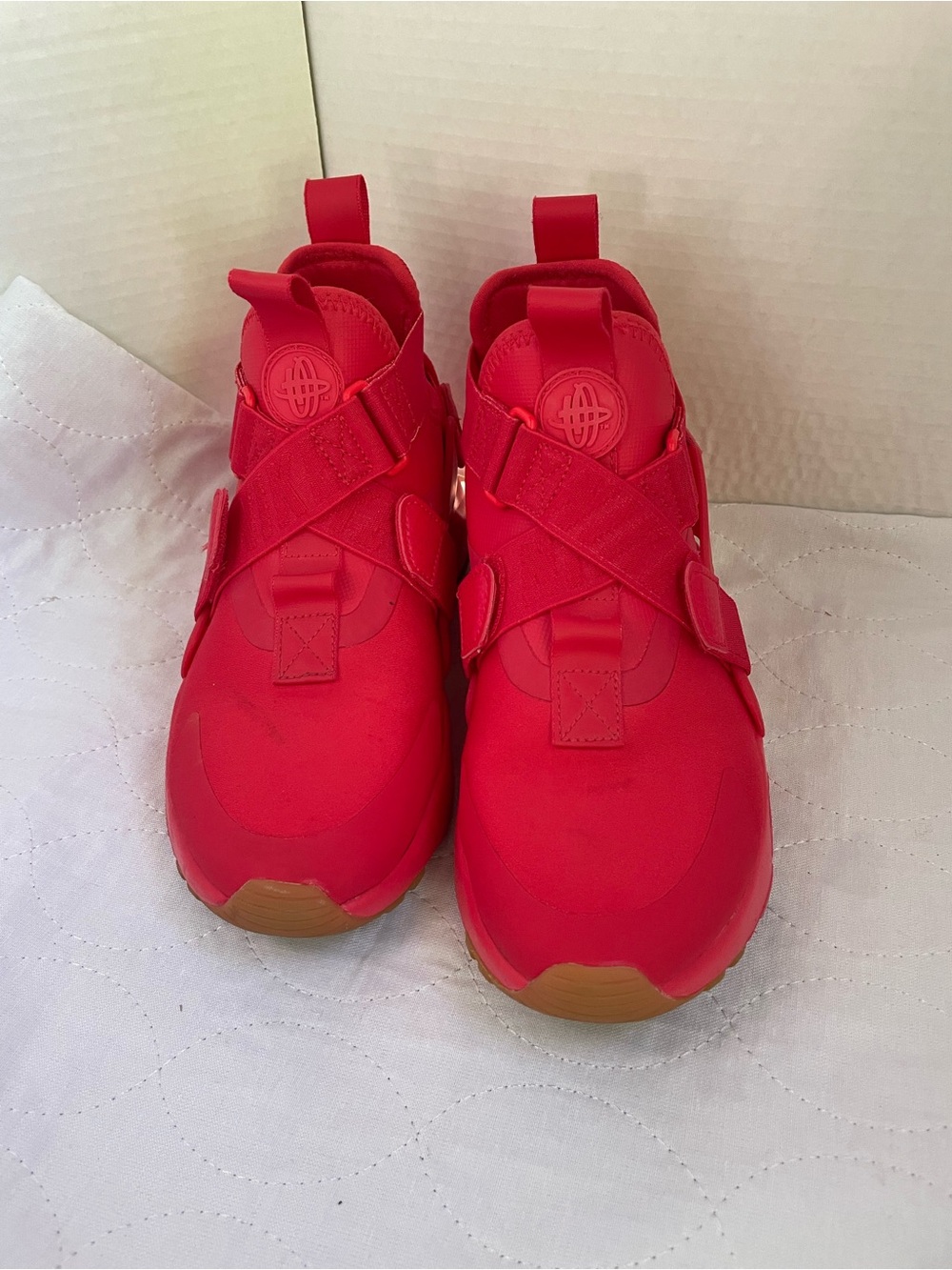 Nike Kids Red Strap Sneakers